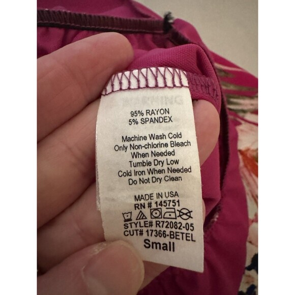 Peach Love California Pink Floral Bohemian Romper Sz S(R37) - Picture 12 of 12